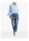 Taş Detaylı Yırtık Jean