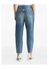 Taş Detaylı Yırtık Jean