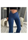 VibeGaia Bel Fitilli İspanyol Paça Tayt