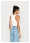 y2k Derin V Yaka Seamless Crop