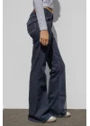Y2K Vintage Düşük Bel İspanyol Paça Arka Cep Detaylı Jean Pantolon