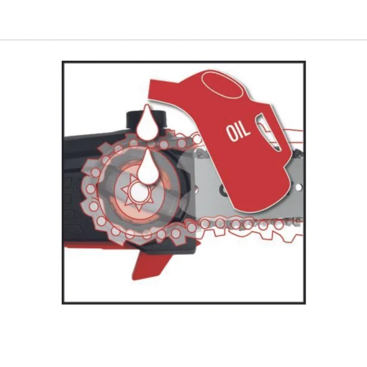 Einhell GE-LC 18 Li T-Solo Akülü Yüksek Dal Budama Testeresi 20 cm