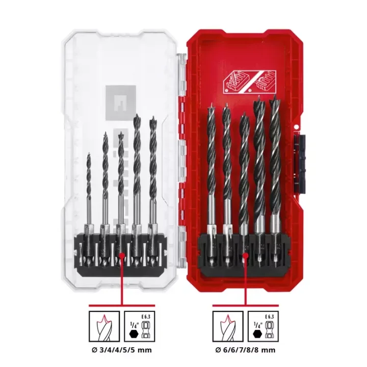 Einhell S-CASE 10 Parça Ahşap Uç Seti