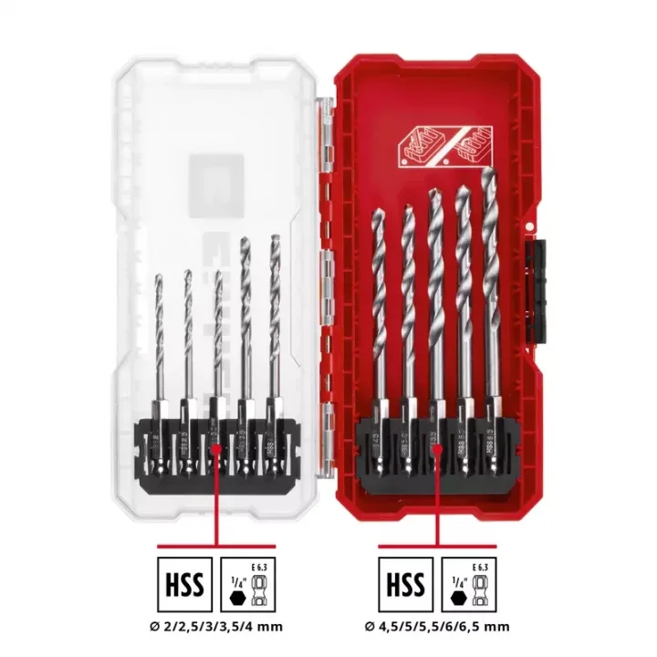 Einhell S-CASE 10 Parça Metal Uç Seti