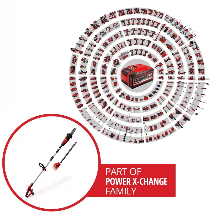 Einhell GE-HC 18 Li T Kit Akülü Çok Fonksiyonlu Budama Makinesi 1x3.0 Ah