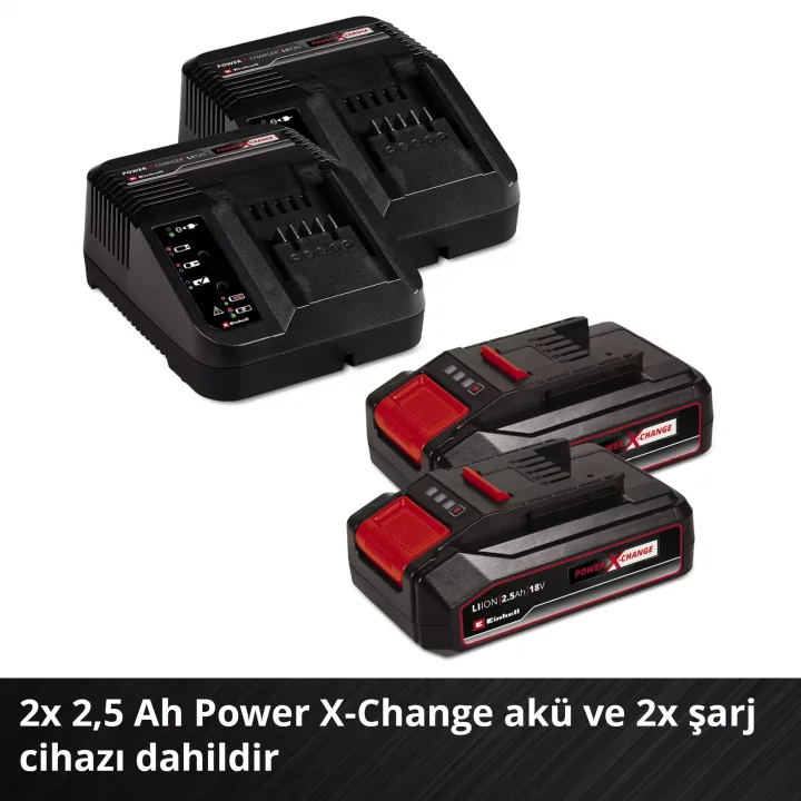 Einhell GE-CM 36/33 Li Akülü Çim Biçme Makinesi - 2x2.5Ah