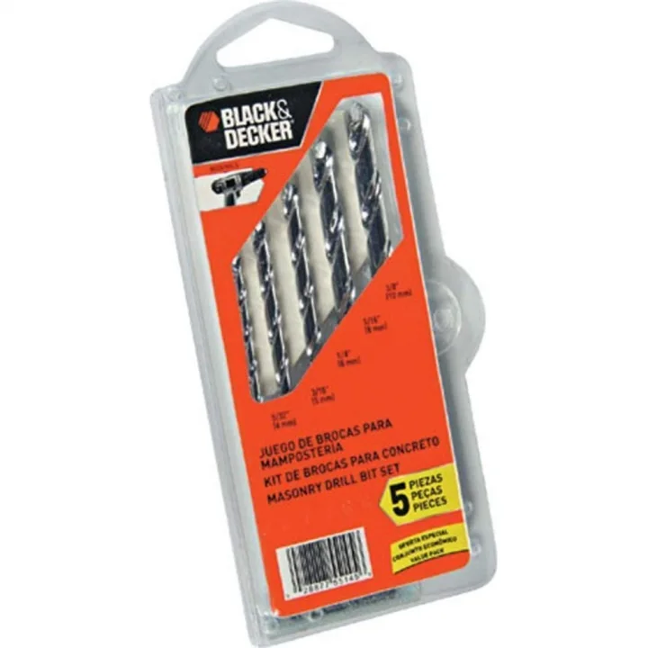 Black&Decker Beton Matkap Uç Seti 5 Parça
