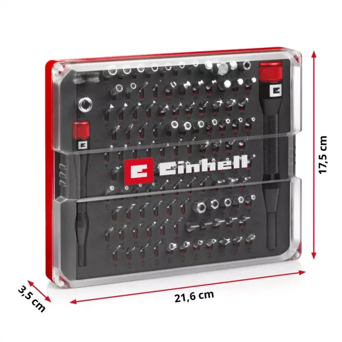 Einhell 114 Parça Hassas Bits Set