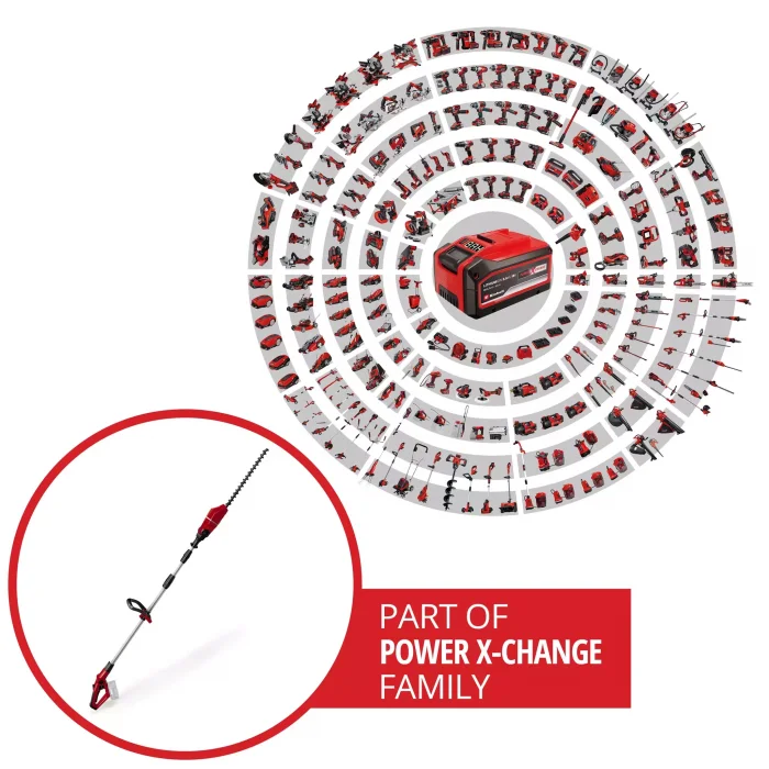 Einhell GE-HH 18/45 Li T Solo Akülü Yüksek Çit Budama
