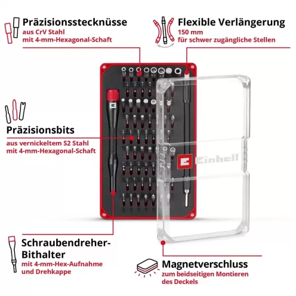 EINHELL HASSAS BİTS SET 66 PARÇA 49115030