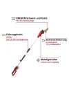 Einhell GC-LC 18/20 Li T-Solo Akülü Yüksek Dal Budama Testeresi - 3410581