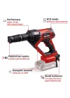 Einhell HYPRESSO 18/24-1 Akülü Basınçlı Yıkama Tabancası 24 bar