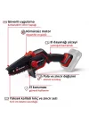 Einhell GE-PS 18/15 Li BL-Solo Akülü Budama Testeresi - 4600040
