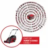 Einhell GE-CM 43 Li M Kit Akülü Çim Biçme Makinesi - 2x4.0 Ah