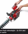 Einhell GE-CH 36/65 Li-Solo Akülü Çit Budama