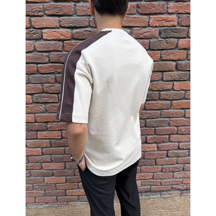 Black İs Baskı Detay Tshirt