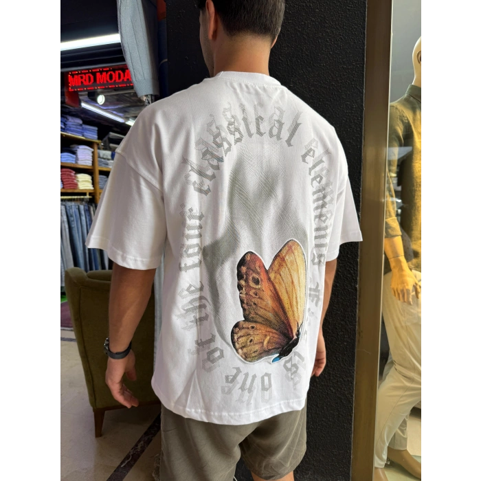 Elements Sırt Baskı Oversize Tshirt