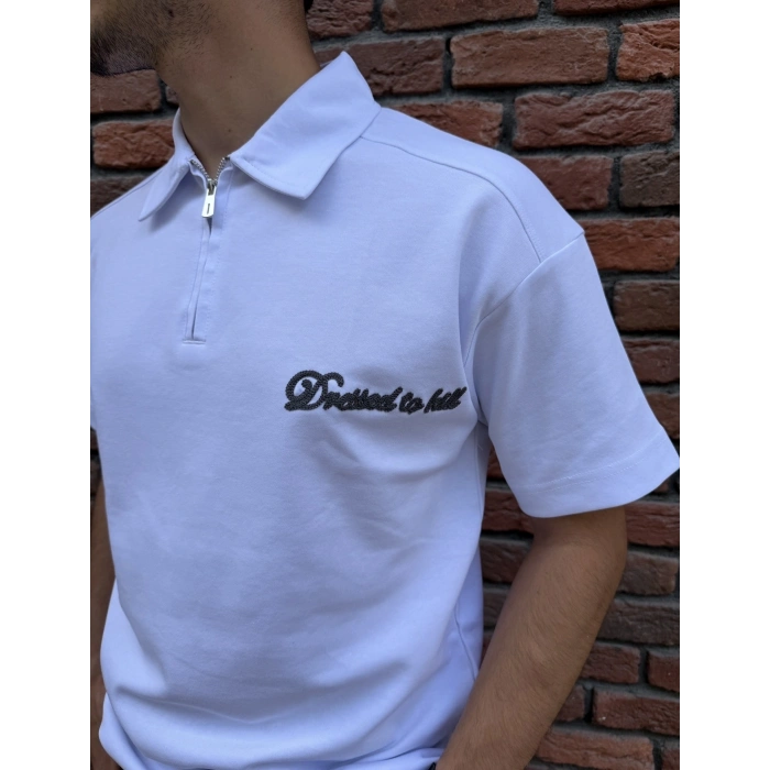 Kill Polo Yaka Nakışlı Tshirt