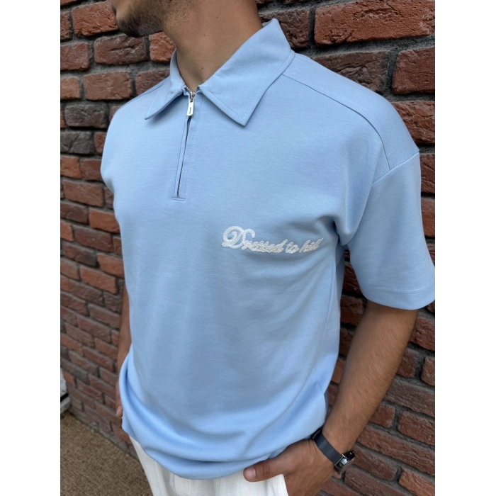 Kill Polo Yaka Nakışlı Tshirt