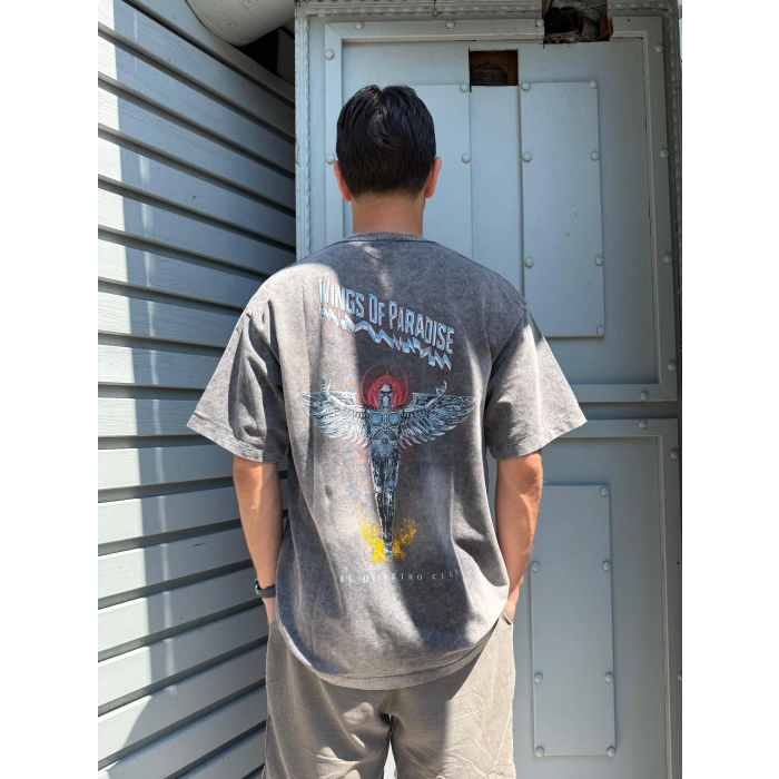 Paradise Sırt Baskı Oversize Tshirt