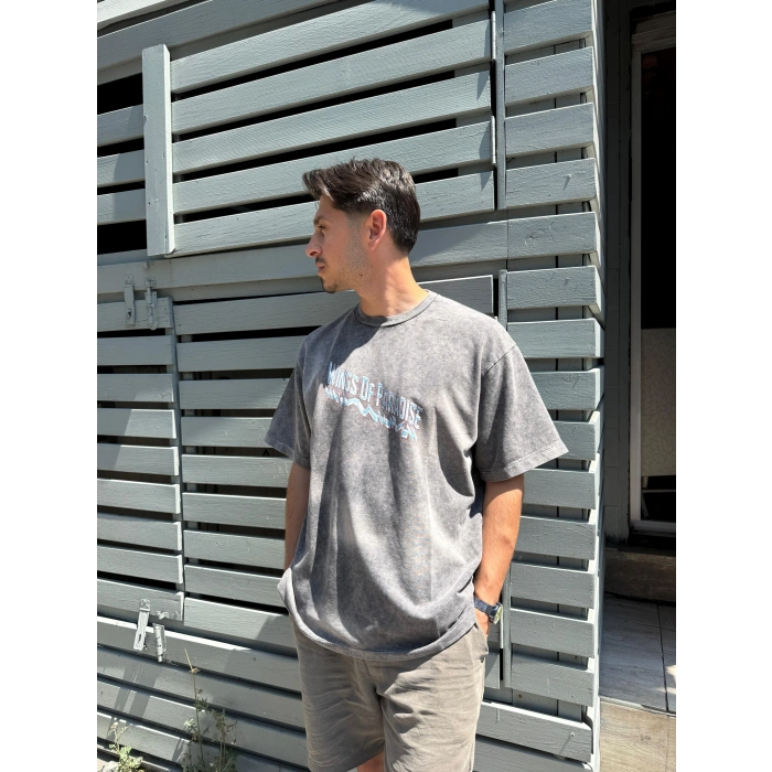Paradise Sırt Baskı Oversize Tshirt