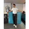 Baggy Keten Basic Pantolon