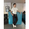 Baggy Keten Basic Pantolon