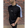 Black İs Baskı Detay Tshirt