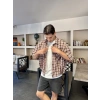 Kısa Kol Retro Unisex Gömlek