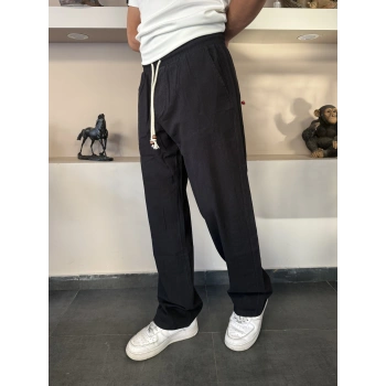Baggy Keten Basic Pantolon