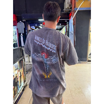 Paradise Sırt Baskı Oversize Tshirt