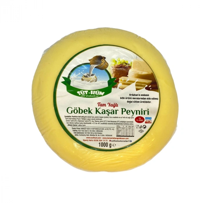 1 Kg Göbek Kaşar Peyniri