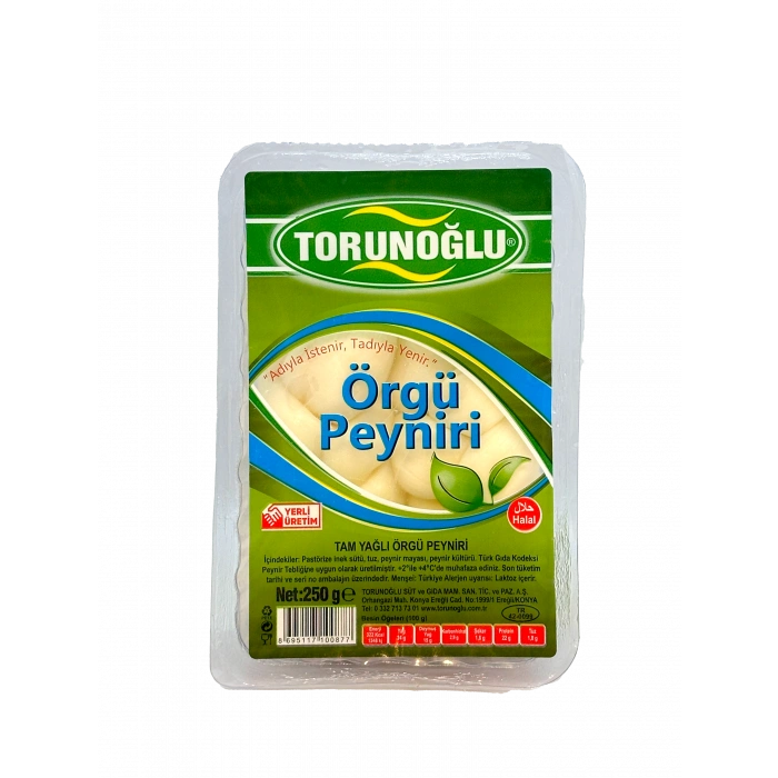 Torunoğlu Dil Peyniri 250gr