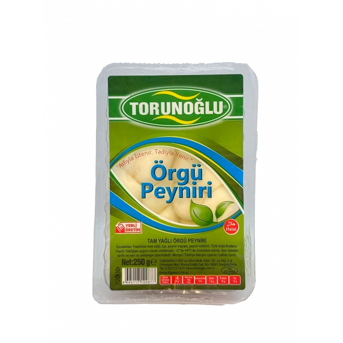 Torunoğlu Örgü Peynir 250gr