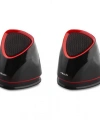 MİKADO MD-158 2.0 SİYAH/KIRMIZI USB SPEAKER