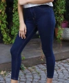 Yüksek Bel Skinny Jean Pantolon  - LACİVERT