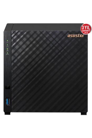 ASUSTOR AS1104T 4 SLOT 1GB DDR4 3.5 NAS DEPOLAMA ÜNİTESİ