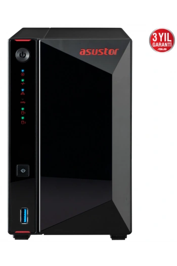 ASUSTOR AS5202T 2 SLOT 2GB DDR4 3.5 NAS DEPOLAMA ÜNİTESİ