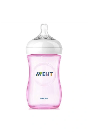 Avent Natural PP Biberon 260 ml - Pembe 8710103875970
