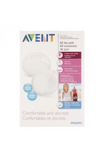 Avent Tek kullanımlık Göğüs Pedi 60lı