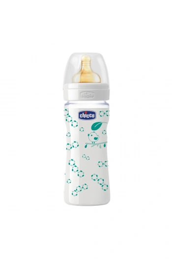 Chicco Desenli Cam Kauçuk Biberon - 240 ML
