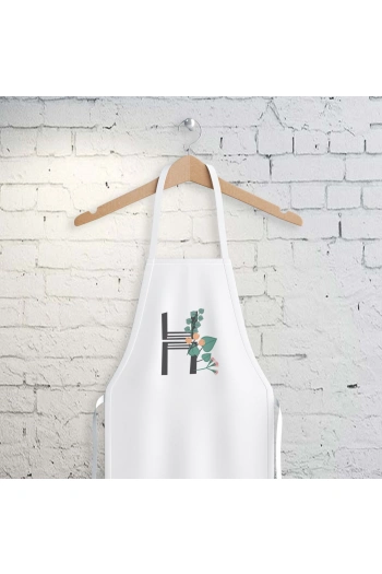 H Harfi Tasarımlı Mutfak Önlüğü