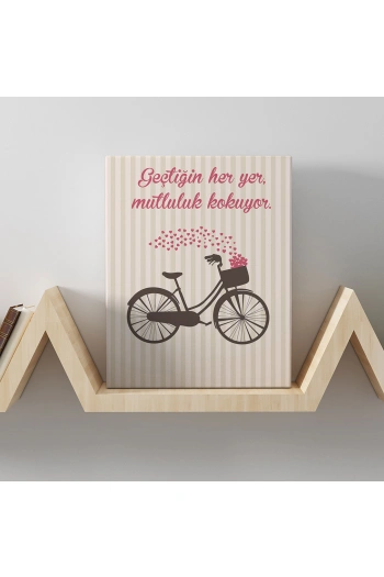 Romantik Tasarımlı Mini Kanvas Tablo - No25