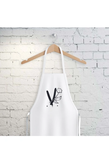 V Harfi Tasarımlı Mutfak Önlüğü