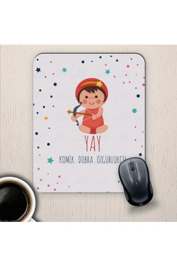 Yay Burçlarına Özel Sevimli Mouse Pad