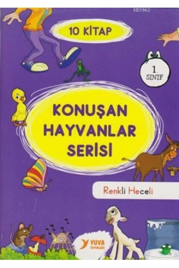 Yuva 1. Sinif Konuşan Hayvanlar Serisi Renkli Hece