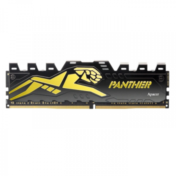 Apacer Panther Black-Gold 16GB (2x8GB) 3200Mhz CL16 DDR4 Gaming Ram (AH4U16G32C28Y7GAA-2)