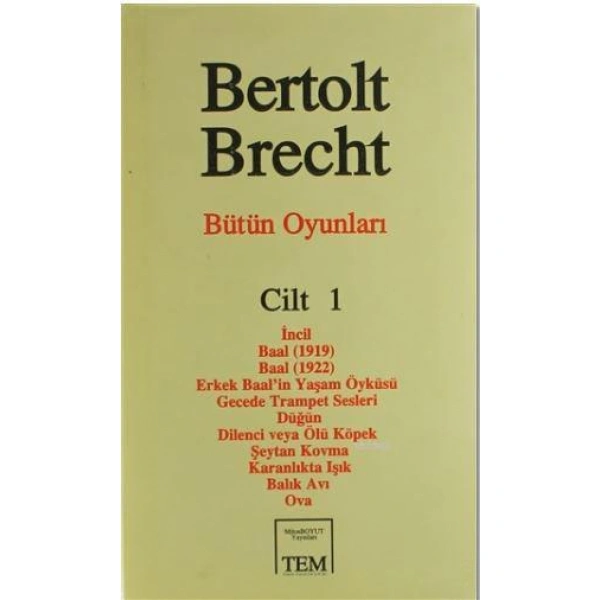 Bütün Oyunları Cilt: 1