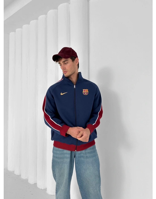 3 İPLİK PAMUKLU KUMAŞ BARÇA BİYELİ HIRKA LACİ