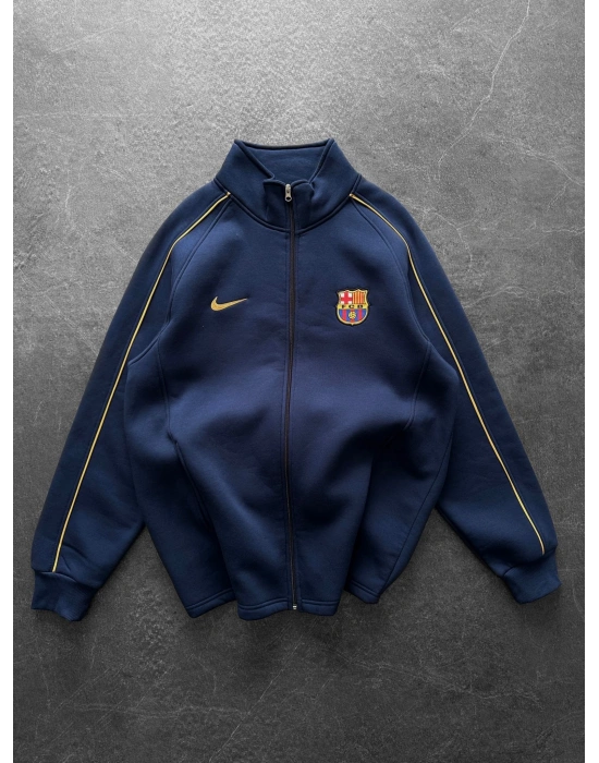 3 İPLİK PAMUKLU KUMAŞ BARÇA HIRKA LACİVERT